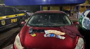 Homens são presos em Uruaçu com cartões bancários, dinheiro e carro roubados