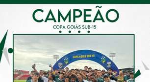 Copa Goiás Sub-15: Verdão empata com Vila Nova e se sagra campeão; assista aos melhores momentos
