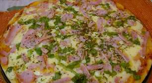 Pizza com massa de batata uma opção barata e deliciosa para você não precisar comprar pizza em casa