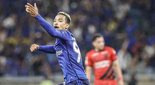 Matheus Pereira celebra primeiro gol pelo Cruzeiro, mas lamenta empate: 'Merecíamos ganhar'