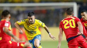 Las Palmas faz dever de casa e bate o Getafe pelo Espanhol