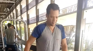 Homem atingido por aparelho de academia compartilha primeiros passos após meses de reabilitação