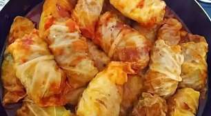 Charuto de repolho uma receita deliciosa e bem econômica para seu almoço