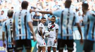 Vasco busca quebrar tabu contra o Grêmio na Arena para seguir na luta contra o rebaixamento