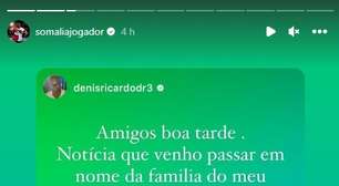 Ex-jogador de Fluminense e Botafogo, Somália é internado com AVC hemorrágico