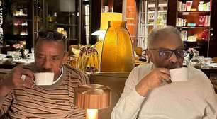 Amigos e vizinhos, Gilberto Gil e Jorge Ben Jor se encontram para chá