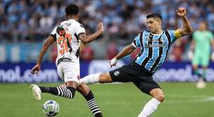Atuações ENM: Em jogo apático, Vasco é superado pelo Grêmio