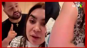 Vídeo mostra ex de Naiara Azevedo dando tapa em celular para parar gravação