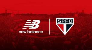 São Paulo troca Adidas e oficializa New Balance como nova fornecedora de material esportivo