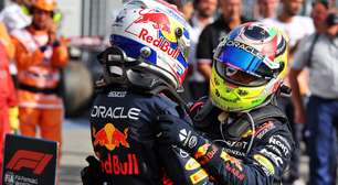 F1: Verstappen brinca com Perez em jogo promovido pela Red Bull