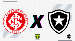 Internacional x Botafogo: Escalações, desfalques, retrospecto, onde assistir, arbitragem e palpites