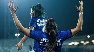Cruzeiro empata com o Internacional nos acréscimos pela Brasil Ladies Cup