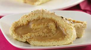 Rocambole de creme de café