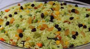 Arroz com uva passa o acompanhamento mais tradicional de toda ceia de natal