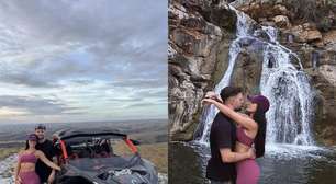 Larissa Santos surge em clima de romance com o novo namorado: 'Tudo é especial com você'
