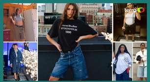 Jorts: Sasha e famosas usam a bermuda que vai além do jeans