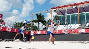 Forte chuva faz com que decisão da Copa do Mundo de Beach Tennis termine empatada