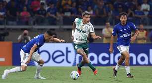 Richard Ríos é o jogador do Palmeiras que mais entrou em campo no Campeonato Brasileiro