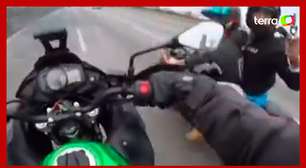 Motociclista grava abordagem de criminosos a 120 km/h na Castello Branco, em SP: 'Vai morrer'