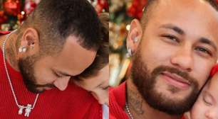 Neymar reúne família em fotos de Natal e filhos roubam a cena: 'Lindos'