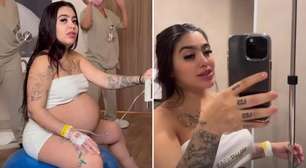 Durante trabalho de parto, MC Mirella divulga jogos de azar em hospital: 'Que coisa bizarra'