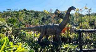 Como é o parque de dinossauros em Balneário Camboriú (SC)