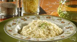 Risoto de Pera com Gorgonzola