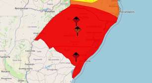 Alerta Vermelho! Temporal com granizo e ventos fortes ameaça Porto Alegre e região metropolitana