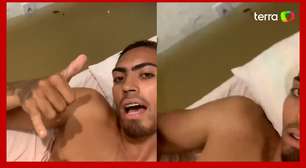 Morador de Belford Roxo dorme em colchão inflável e acorda em 'piscina' após temporal no RJ