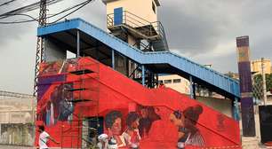 Mural em homenagem a Grande Otelo na Estação Silva Freire da SuperVia será inaugurado nesta sexta-feira