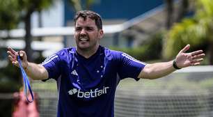 Larcamón se diz satisfeito com estreia pelo Cruzeiro, mas admite: 'Muito a melhorar'