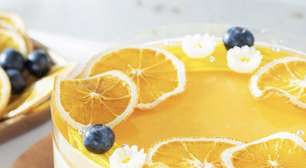 Bolo de Mirtilos e Limão Siciliano