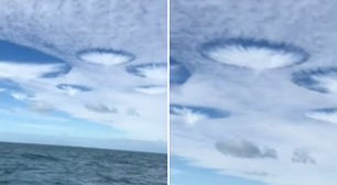 Nuvens com formato incomum chamam a atenção de pescadores nos EUA; veja