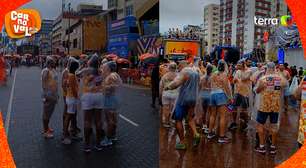 Carnaval com chuva: foliões não se intimidam e curtem trios em Salvador