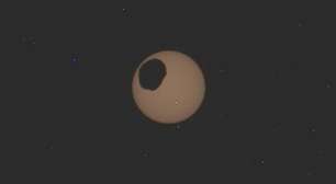 Eclipse em Marte | Vídeo mostra lua Fobos cruzar o Sol