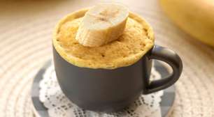 5 receitas práticas de bolo de caneca fit