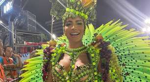 Com fantasia de R$ 40 mil, musa da Mocidade diz que estava com 'boyzinho' antes de desfile na Sapucaí