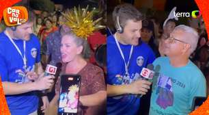 Amigos se fantasiam de repórteres no carnaval e entrevistam prefeito na Bahia
