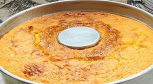 Bolo de flocão sem farinha leve e fofinho para o lanche da tarde