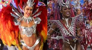 Lore Improta e Érika Januza foram destaques da Viradouro, campeã do Carnaval 2024. Relembre looks e melhores momentos!