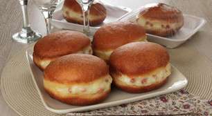 Sonho salgado recheado com catupiry e bacon para surpreender