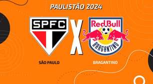 São Paulo x Bragantino, AO VIVO, com a Voz do Esporte, às 16h30