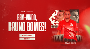 Internacional anuncia a contratação de Bruno Gomes