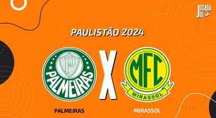 Palmeiras x Mirassol: onde assistir, escalações e arbitragem