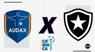 Audax x Botafogo: prováveis escalações, arbitragem, onde assistir, retrospecto e palpites