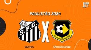 Santos x São Bernardo, AO VIVO, com a Voz do Esporte, às 9h30