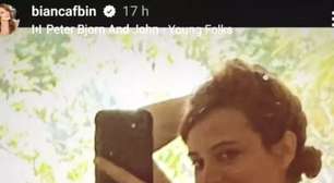Bianca Bin exibe barriga sarada em foto rara de biquíni