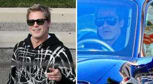 Brad Pitt esbanja estilo excêntrico e dirige carro de R$ 1 milhão