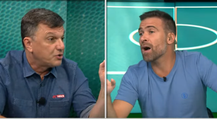 Mauro Cézar e Pilhado batem boca ao vivo por motivo inusitado: 'Não te dou essa liberdade'; assita