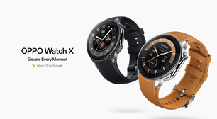 Oppo Watch X é lançado com até 100 horas de bateria e dois sistemas operacionais